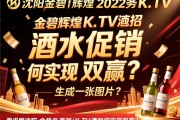 沈阳金碧辉煌商务KTV2025诚招酒水促销，金碧辉煌KTV酒水促销如何实现双赢？