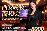 西安晚妆音乐会所2025急招商务模特,日结8000起,无任务要求,68包房开60间,用户体验优化师