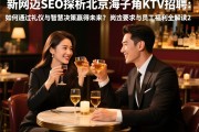 新网迈SEO探析北京海子角KTV招聘：如何通过礼仪与智慧决策赢得未来？岗位要求与员工福利全解读2、标题的字数控制在22-38个字