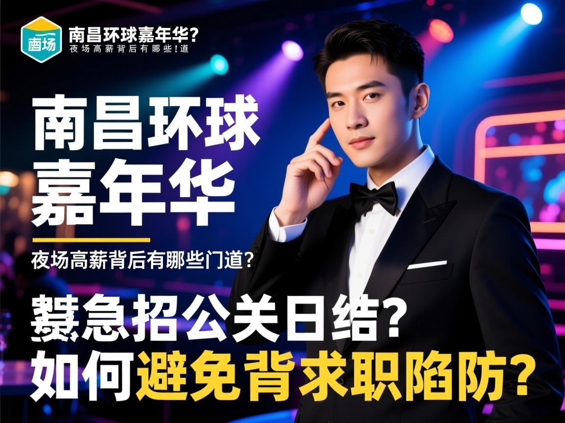 南昌环球嘉年华酒吧急招公关日结？夜场高薪背后有哪些门道，如何避免求职陷阱？
