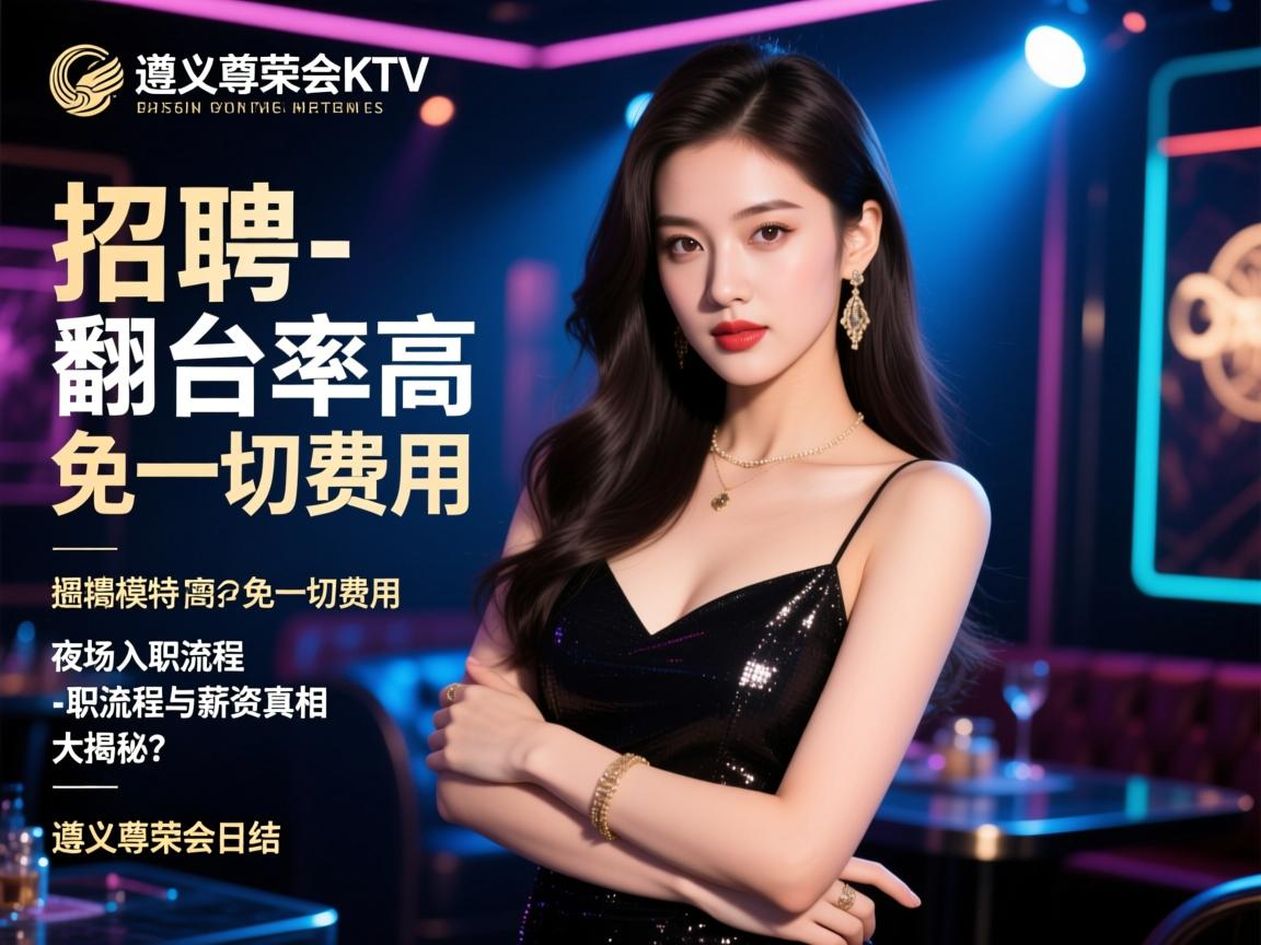 遵义尊荣会KTV招聘模特日结-翻台率高免一切费用，夜场入职流程与薪资真相大揭秘？