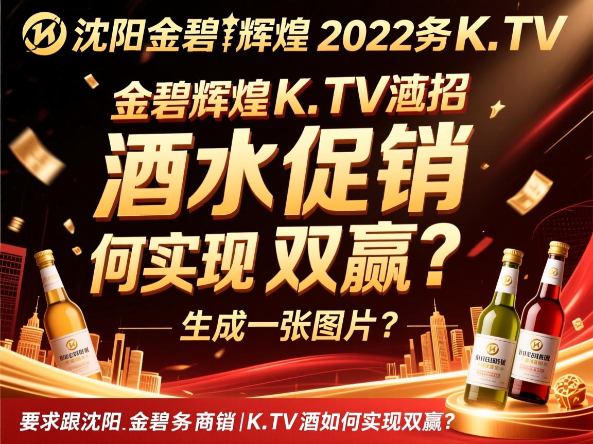 沈阳金碧辉煌商务KTV2025诚招酒水促销，金碧辉煌KTV酒水促销如何实现双赢？