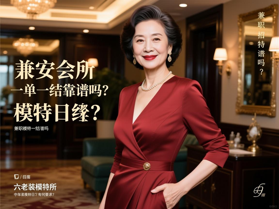 六安会所急招模特日结：兼职模特一单一结靠谱吗？中老年装模特日结有何要求？