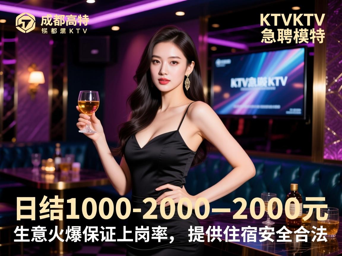 成都高端KTV急聘模特,日结1000-2000元,生意火爆保证上岗率,提供住宿安全合法
