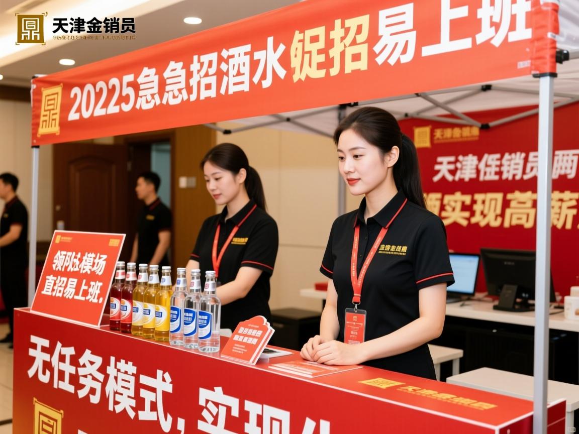 天津金鼎2025急招酒水促销员，领队驻场直招易上班，无任务模式如何实现高薪