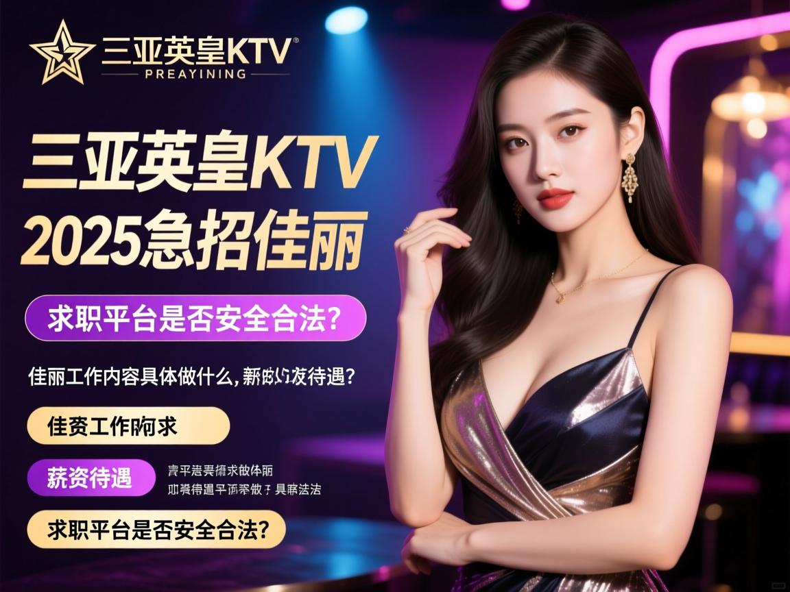 三亚英皇KTV2025急招佳丽，佳丽工作内容具体做什么，薪资待遇如何，求职平台是否安全合法？