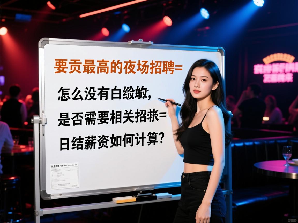 自贡最高的夜场招聘=怎么没有白板的，是否需要相关经验？日结薪资如何计算？