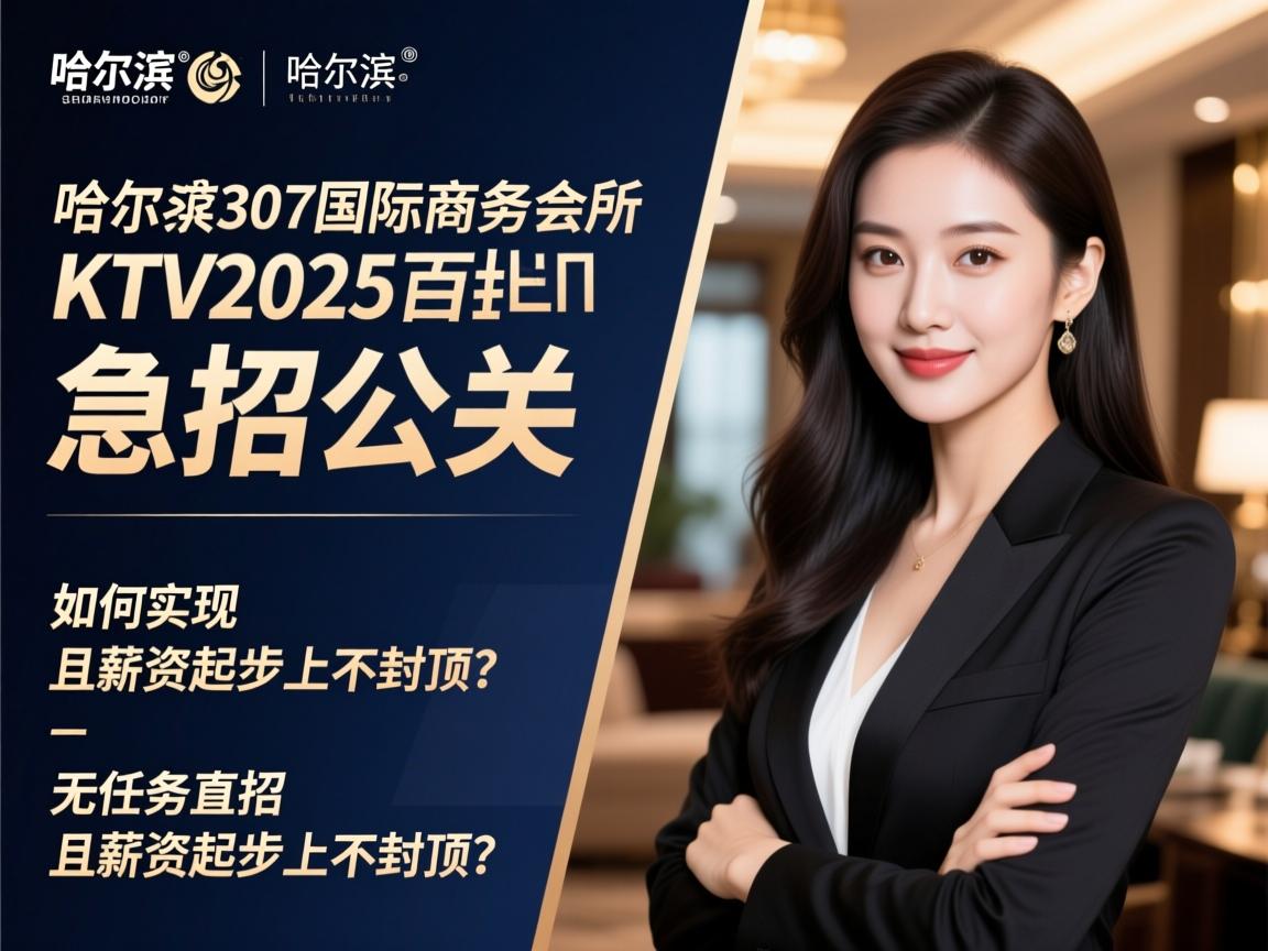 哈尔滨307国际商务会所KTV2025急招公关，如何实现无任务直招且薪资起步上不封顶？