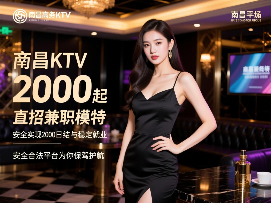 南昌高端KTV商务场直招兼职模特，如何实现2000起日结与稳定就业，安全合法平台为你保驾护航