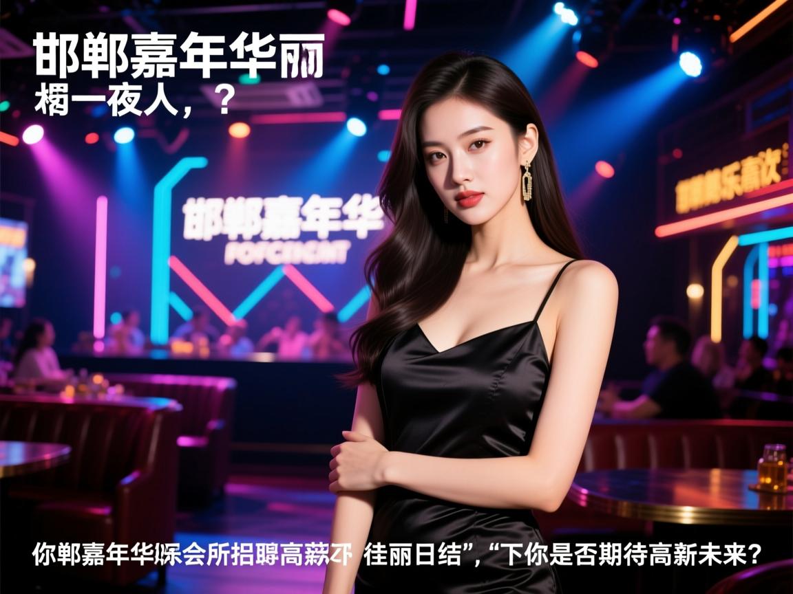 邯郸名气最大的夜场，邯郸嘉年华娱乐会所招聘佳丽日结,你是否期待高薪未来？