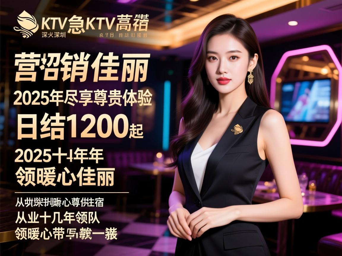 深圳高端KTV急招营销与佳丽，2025年尽享尊贵体验，日结1200起提供住宿，从业十几年领队暖心带教