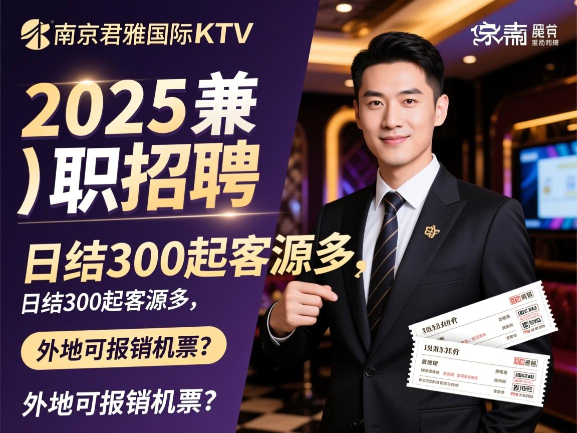 南京君雅国际KTV2025兼职招聘,日结300起客源多,外地可报销机票? 南京君雅国际KTV2025兼职招聘,日结300起客源多,外地可报销机票?