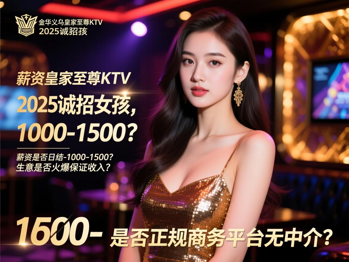 金华义乌皇家至尊KTV2025诚招女孩,薪资是否日结1000-1500？生意是否火爆保证收入？是否正规商务平台无中介？