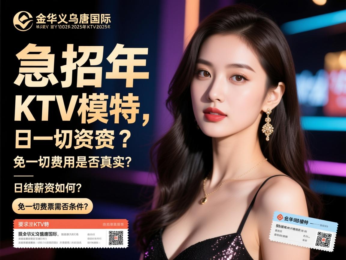 金华义乌盛唐国际KTV急招2025年KTV模特,日结薪资如何？免一切费用是否真实？报销机票需要什么条件？