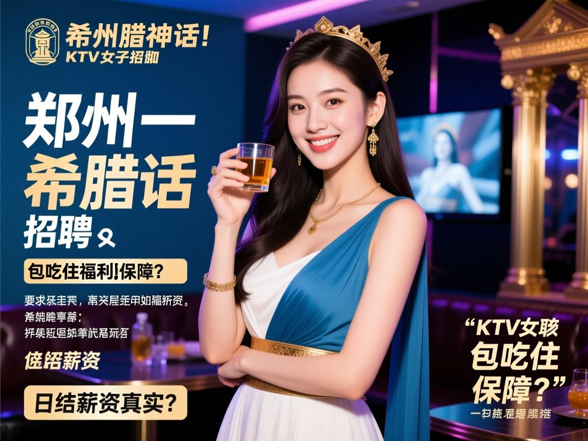 郑州希腊神话KTV女孩招聘,包吃住福利如何保障？,日结薪资是否真实？