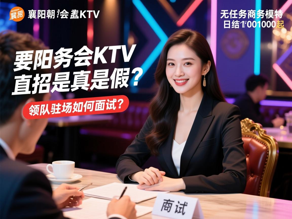 襄阳朝会KTV直招是真是假？无任务商务模特日结1000起，领队驻场如何面试？