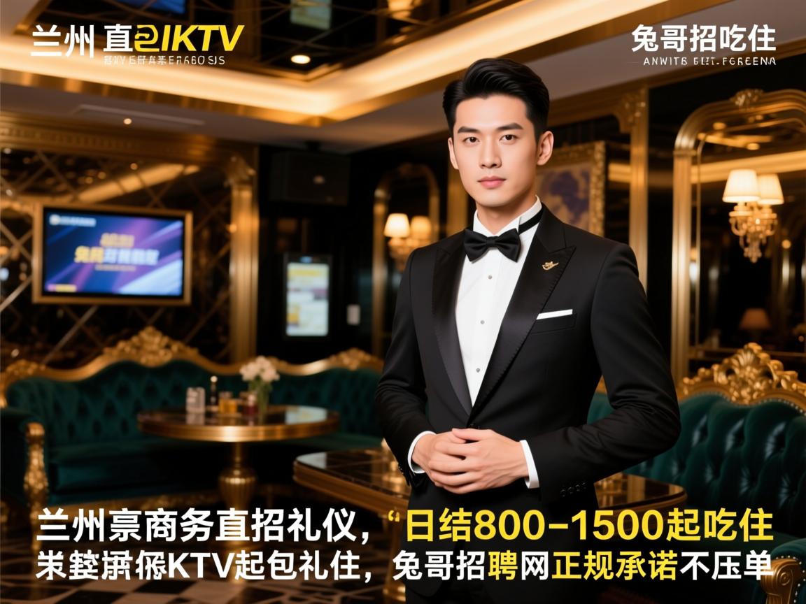兰州高端商务KTV直招礼仪,日结800-1500起包吃住,兔哥招聘网正规承诺不压单