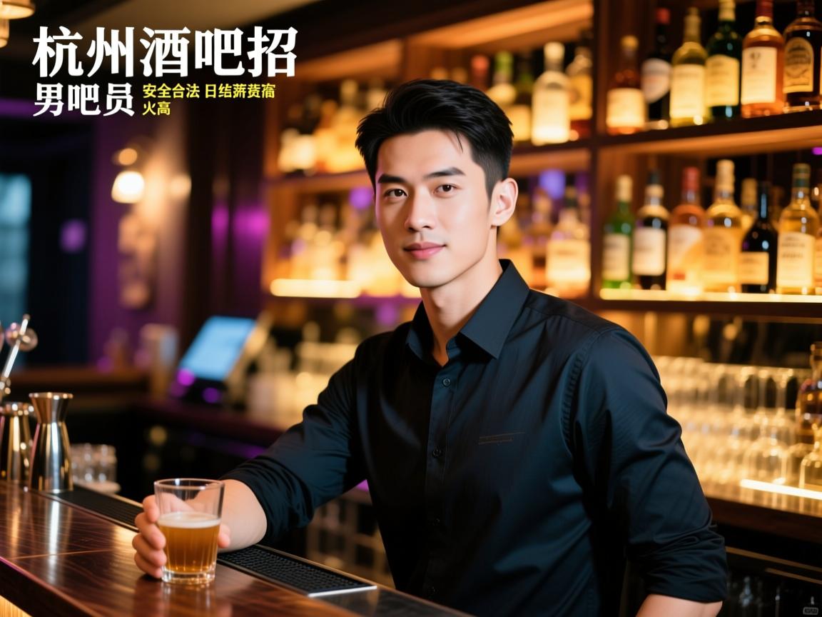 杭州酒吧直招男吧员-日结薪资高-安全合法长久生意火爆-提供住宿福利佳