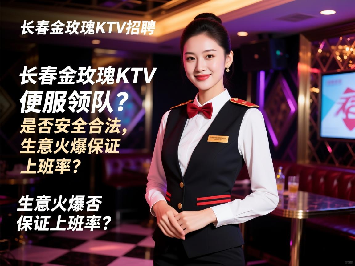 长春金玫瑰KTV招聘穿便服领队？驻场直招是否安全合法,生意火爆保证上班率？