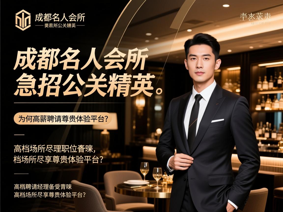 成都名人会所2025急招公关精英,为何高薪聘请经理职位备受青睐,高档场所尽享尊贵体验平台？
