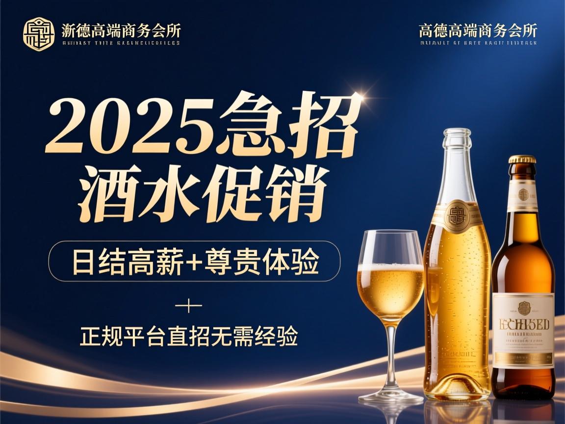 宁德高端商务会所2025急招酒水促销，日结高薪+尊贵体验，正规平台直招无需经验