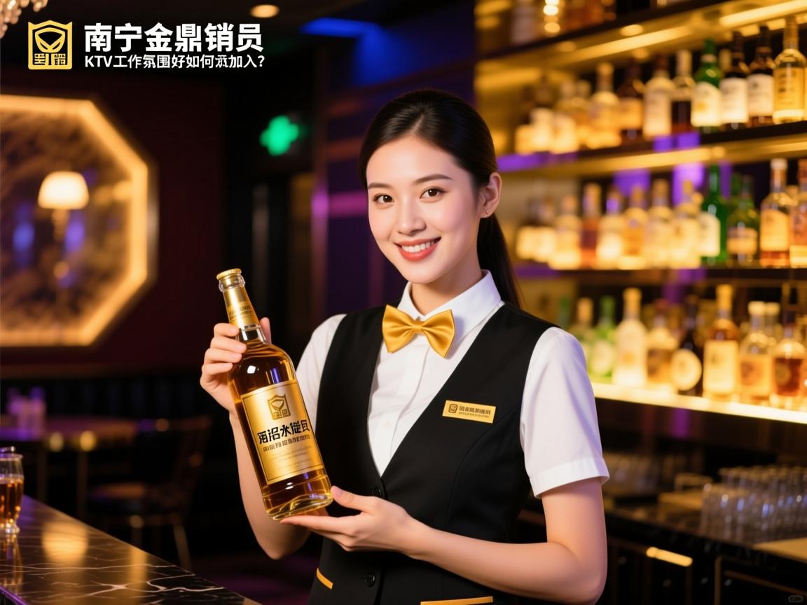 南宁金鼎商务KTV诚招酒水促销员,日结薪资真实无押金,工作氛围好如何加入？