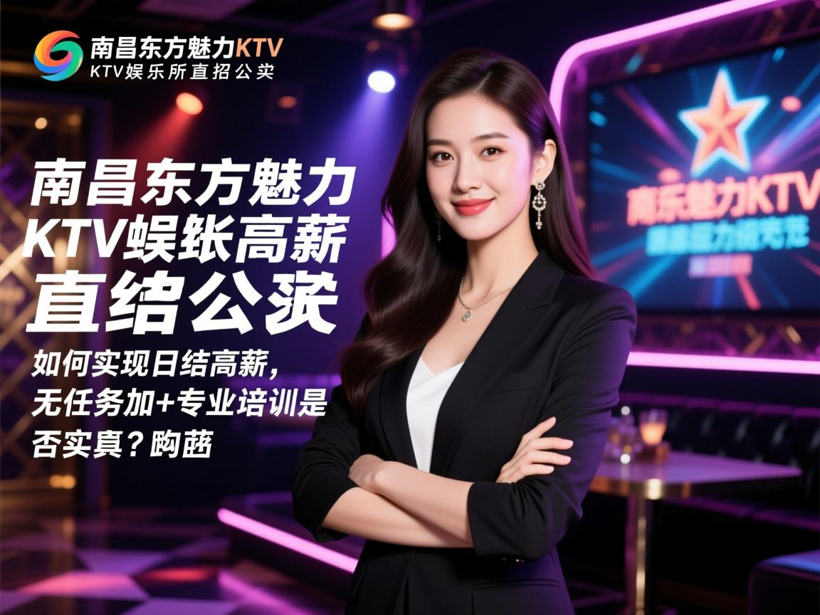 南昌东方魅力KTV娱乐会所直招公关,如何实现日结高薪,无任务加专业培训是否真实？