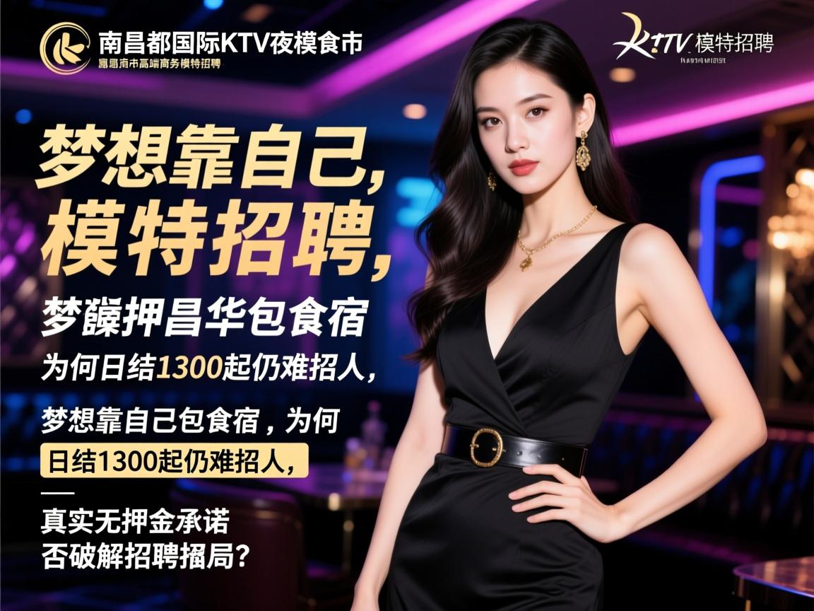 南昌华都国际KTV夜总会高端商务模特招聘-梦想靠自己包食宿,为何日结1300起仍难招人,真实无押金承诺能否破解招聘困局？