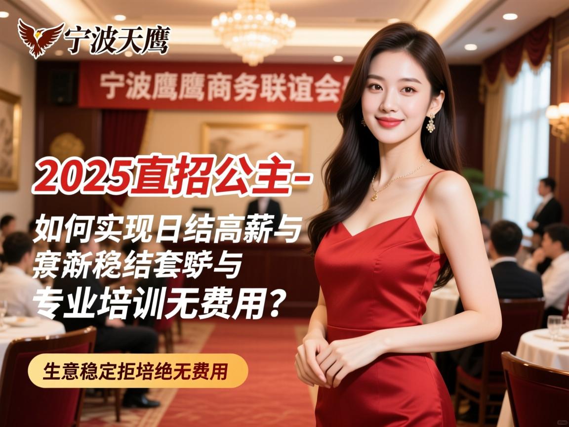 宁波天鹰商务联谊会会所2025直招公主-如何实现日结高薪与专业培训无费用？生意稳定拒绝套路