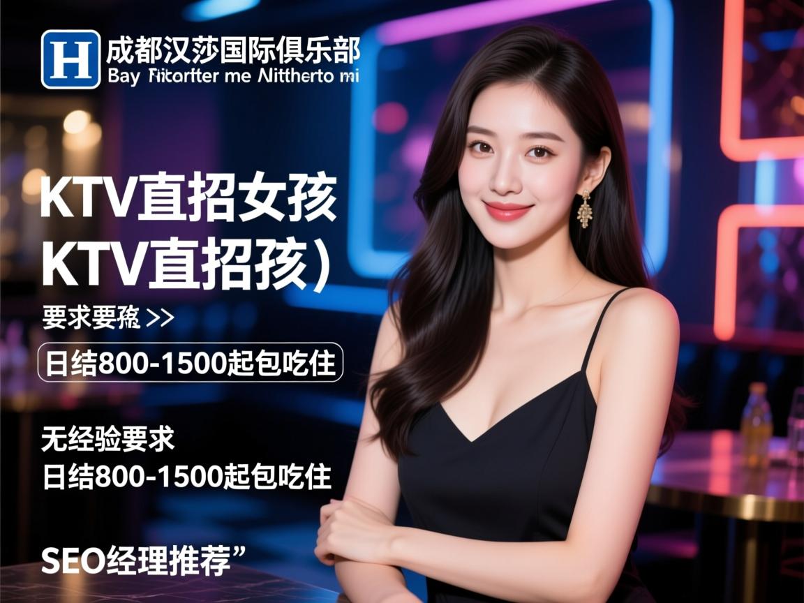 成都汉莎国际俱乐部KTV直招女孩，日结800-1500起包吃住，无经验要求，SEO经理推荐