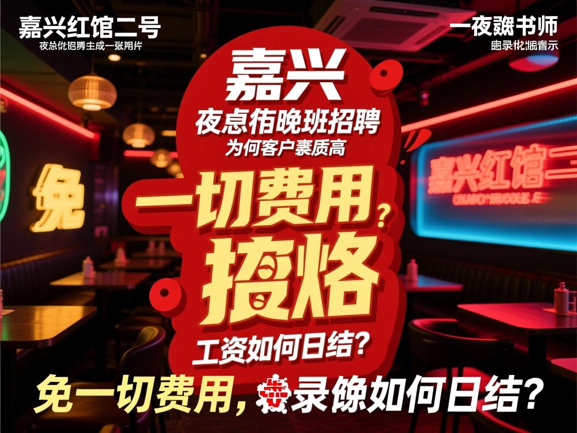 嘉兴红馆二号夜总会晚班招聘为何客户素质高，免一切费用，工资如何日结？收录优化师