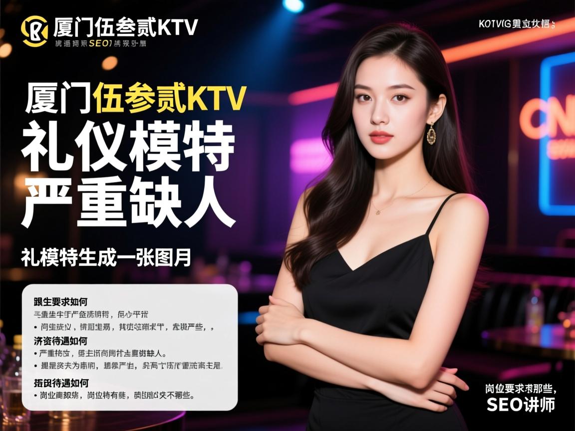 厦门伍叁贰KTV招聘礼仪模特严重缺人,薪资待遇如何,岗位要求有哪些,SEO讲师