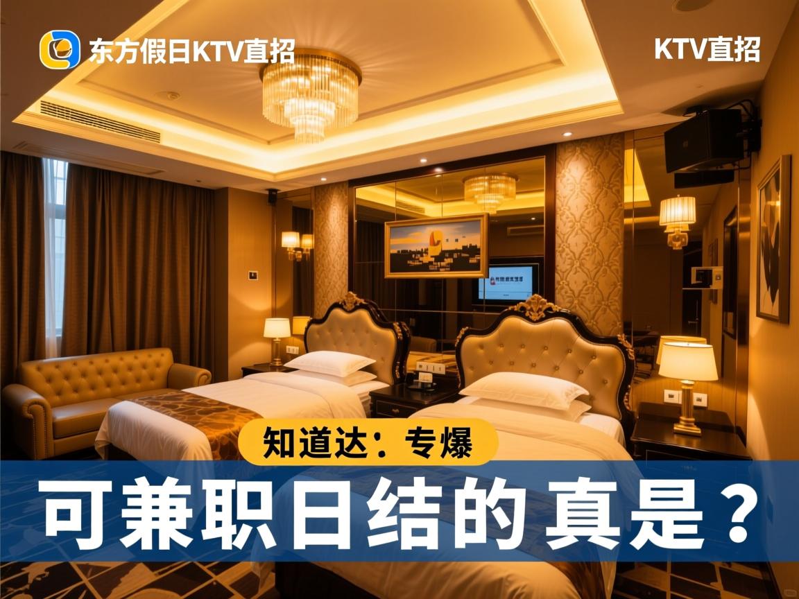 沈阳东方假日KTV直招，可兼职日结是真的吗，房间爆满生意火爆如何入职，知道达人