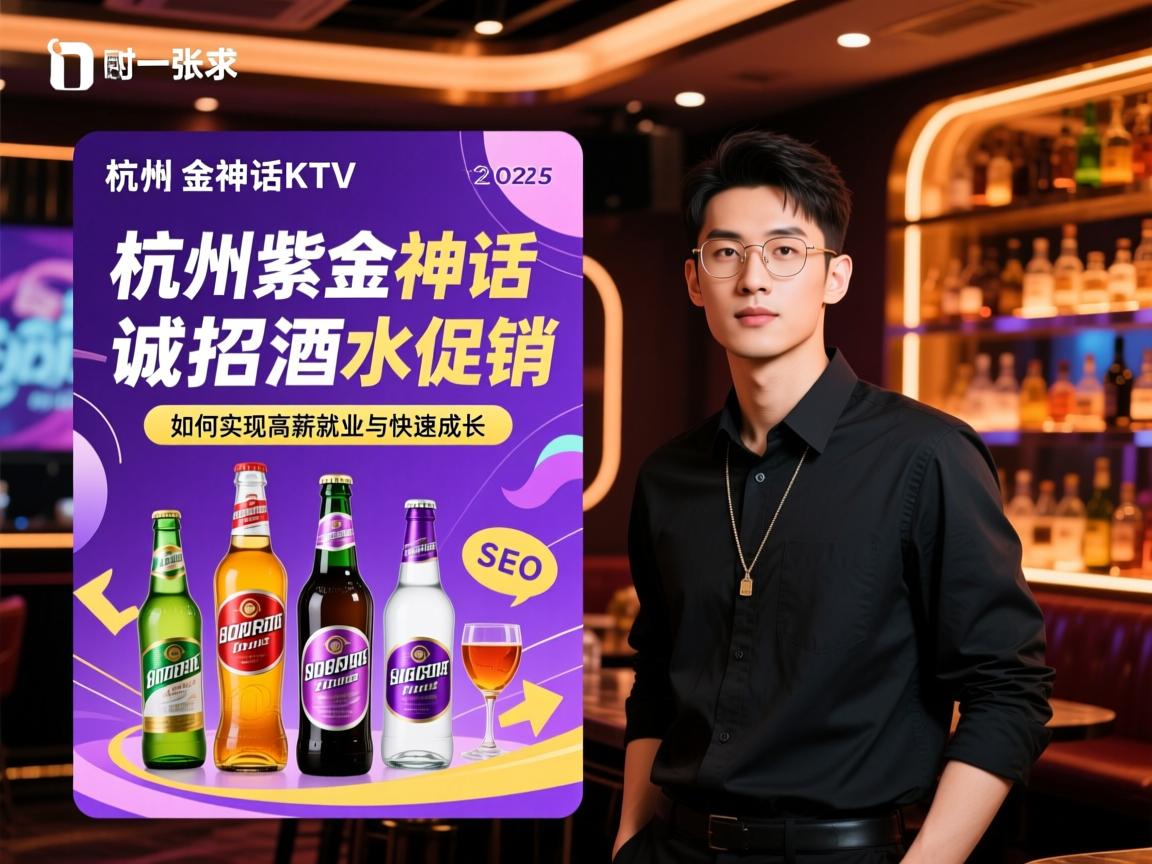杭州紫金神话KTV2025诚招酒水促销，如何实现高薪就业与快速成长，SEO架构师