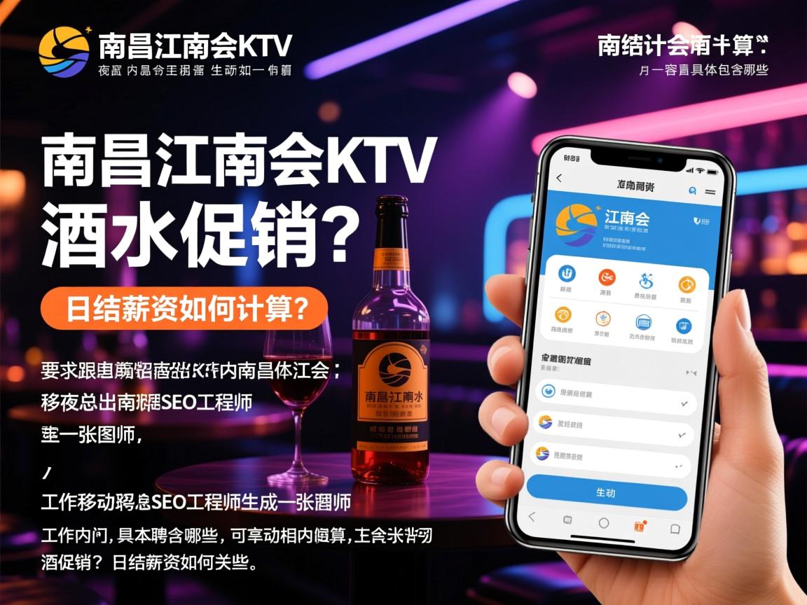 南昌江南会KTV夜总会招聘酒水促销？日结薪资如何计算，工作内容具体包含哪些，移动端SEO工程师