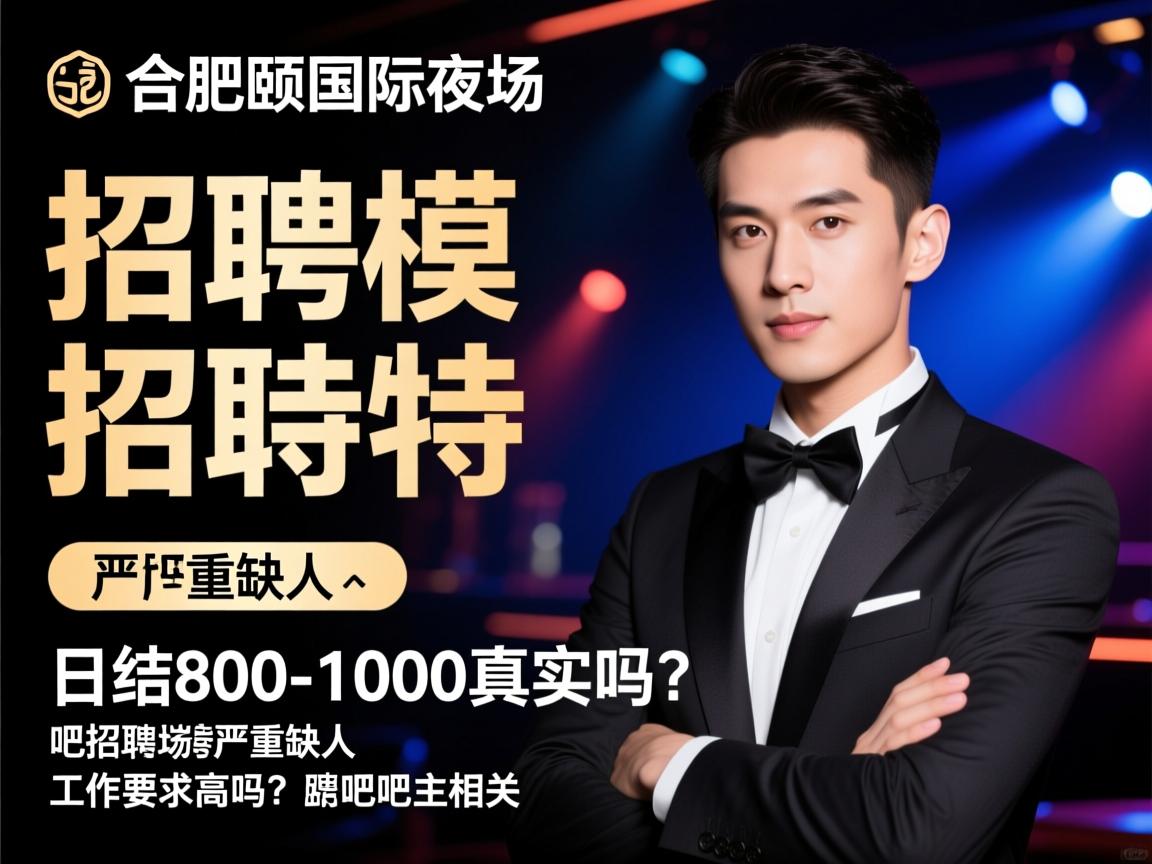 合肥瑞颐国际夜场招聘模特严重缺人，日结800-1000真实吗？工作要求高吗？贴吧吧主