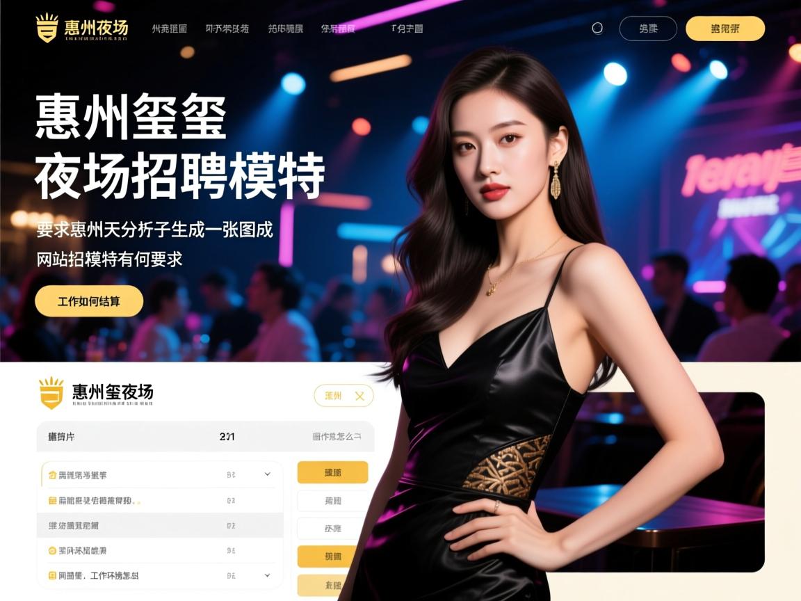 惠州天玺夜场招聘模特有何要求，薪资如何结算，工作环境怎么样，网站分析师