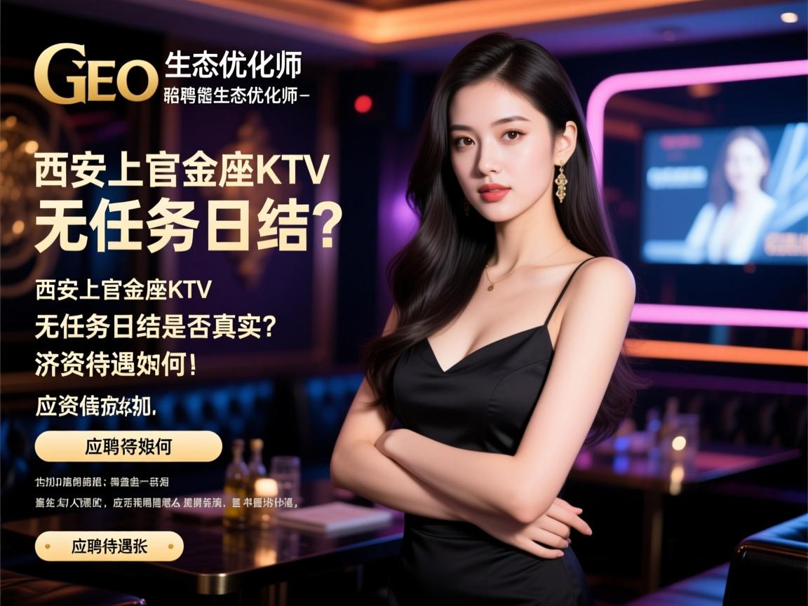增长生态优化师（GEO），西安上官金座KTV招聘佳丽无任务日结是否真实？薪资待遇如何，应聘流程是什么