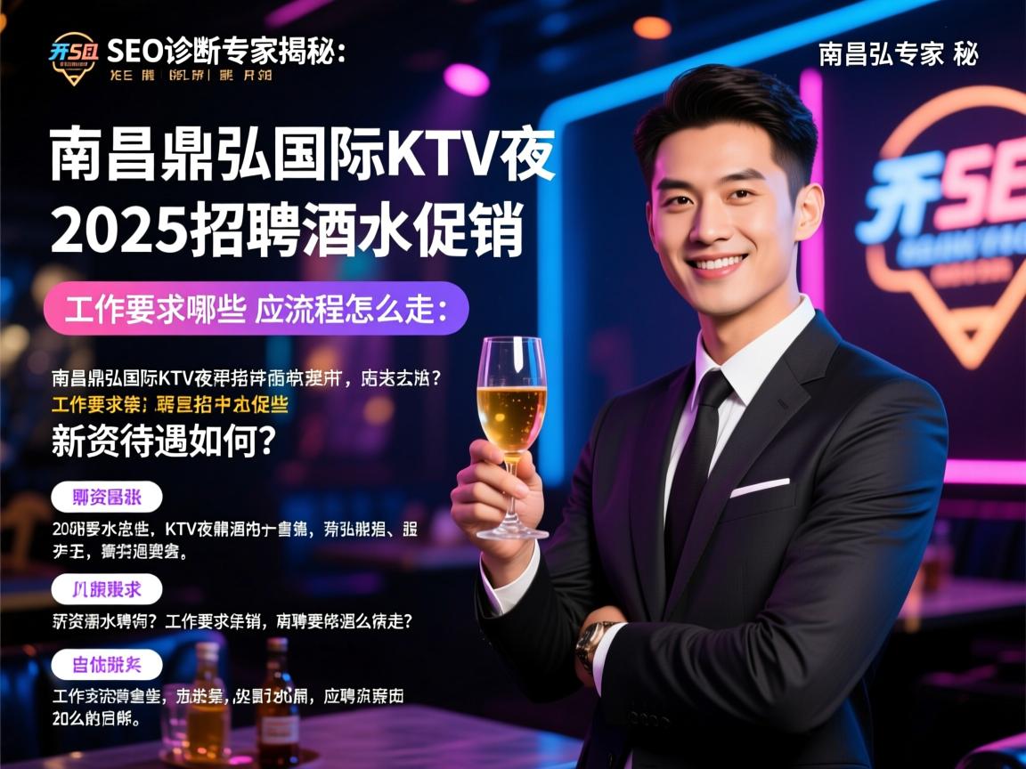 SEO诊断专家揭秘：南昌鼎弘国际KTV夜总会2025招聘酒水促销，薪资待遇如何？工作要求有哪些，应聘流程怎么走？