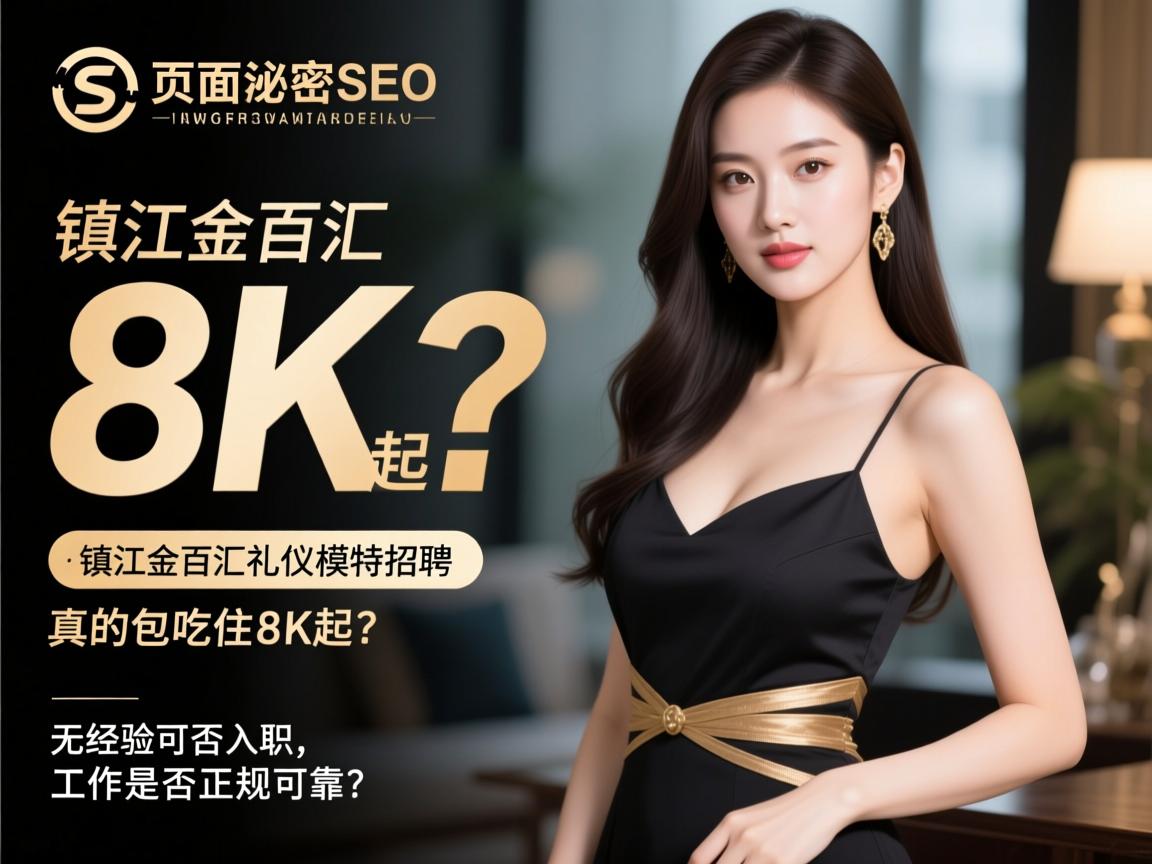 页面解密SEO，镇江金百汇礼仪模特招聘真的包吃住8K起？无经验可否入职，工作是否正规可靠
