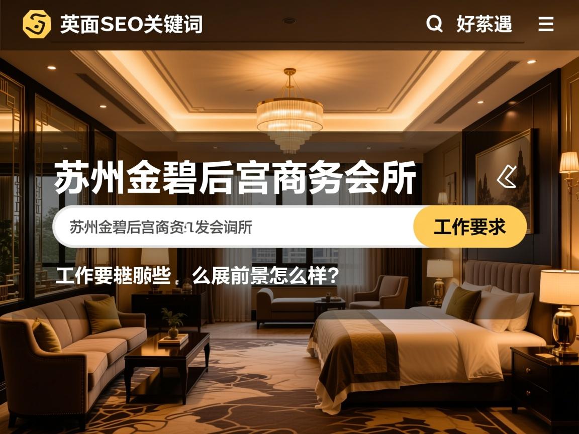页面选项SEO关键词，苏州金碧后宫商务会所招聘薪资待遇如何，工作要求有哪些，发展前景怎么样？