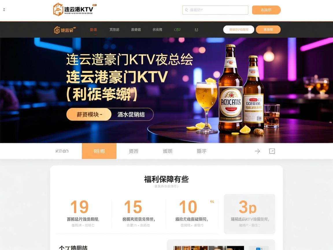 连云港豪门KTV夜总会诚招酒水促销日结，薪资待遇如何，福利保障有哪些，页面模块SEO