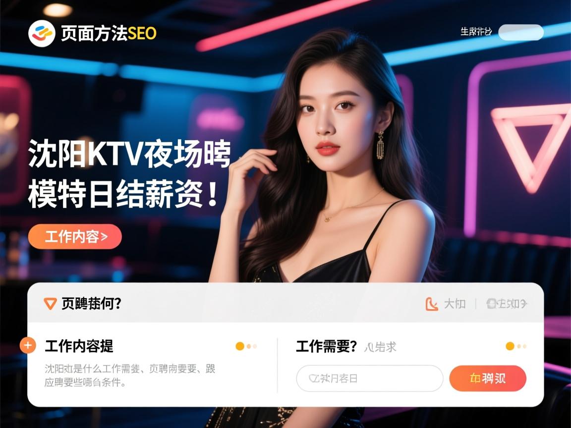页面方法SEO，沈阳KTV夜场模特日结薪资如何，工作内容是什么，应聘需要哪些条件？