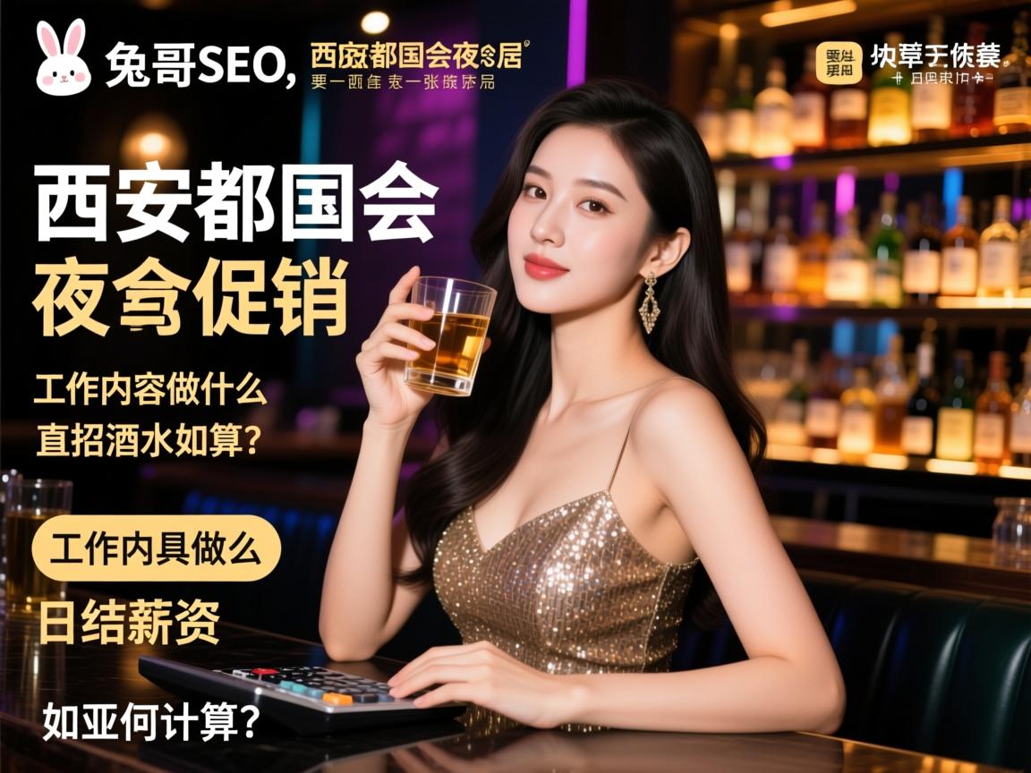 兔哥SEO,西安丽都国会夜总会直招酒水促销,工作内容具体做什么,日结薪资如何计算？