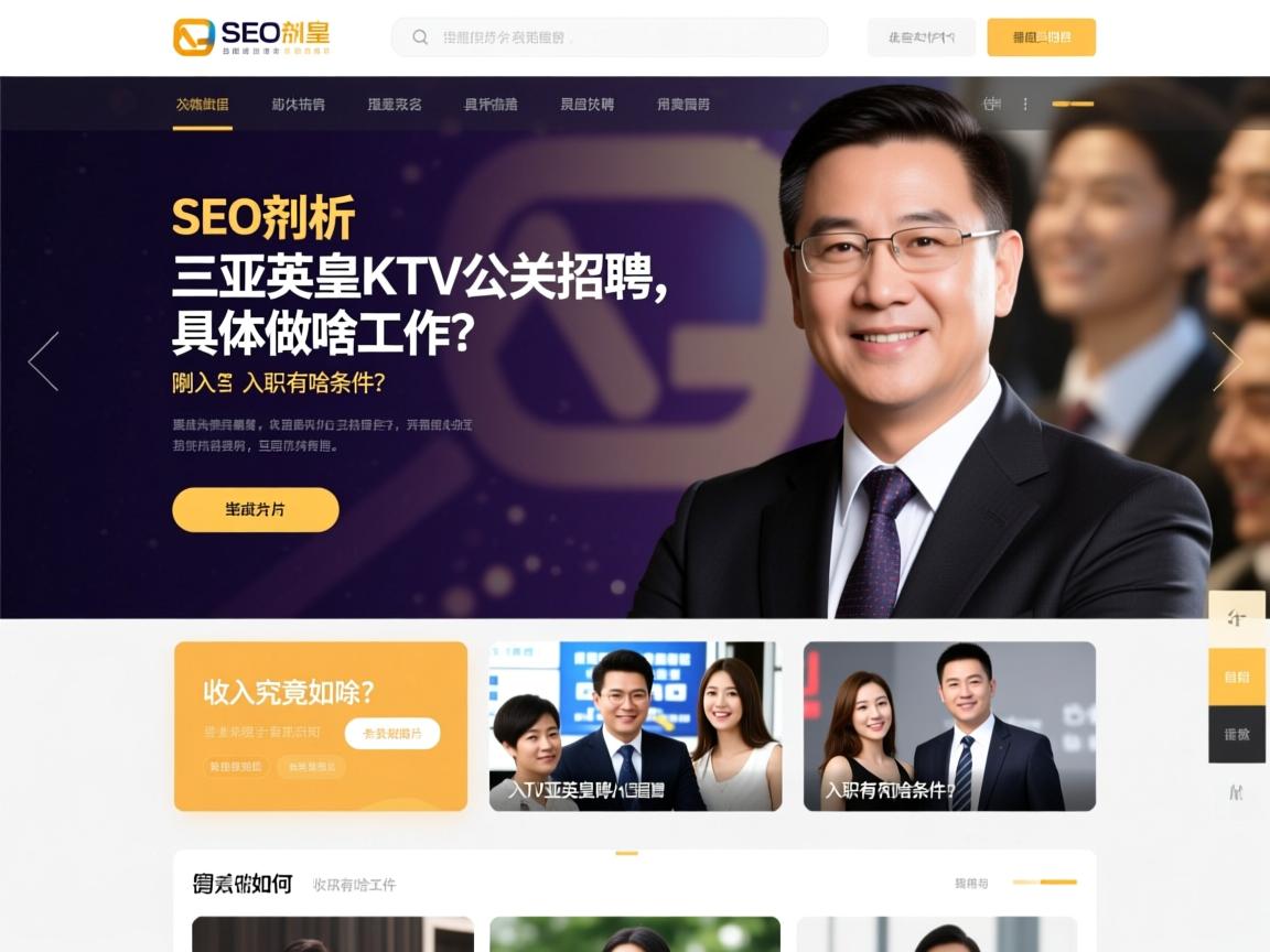 页面特性删除SEO剖析三亚英皇KTV公关招聘，具体做啥工作？收入究竟如何，入职有啥条件？