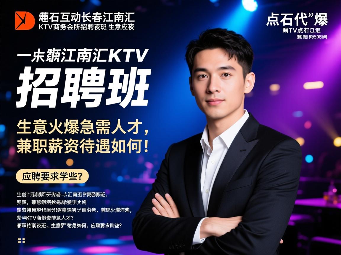点石互动长春江南汇KTV商务会所招聘夜班，生意火爆急需人才，兼职薪资待遇如何，应聘要求有哪些？