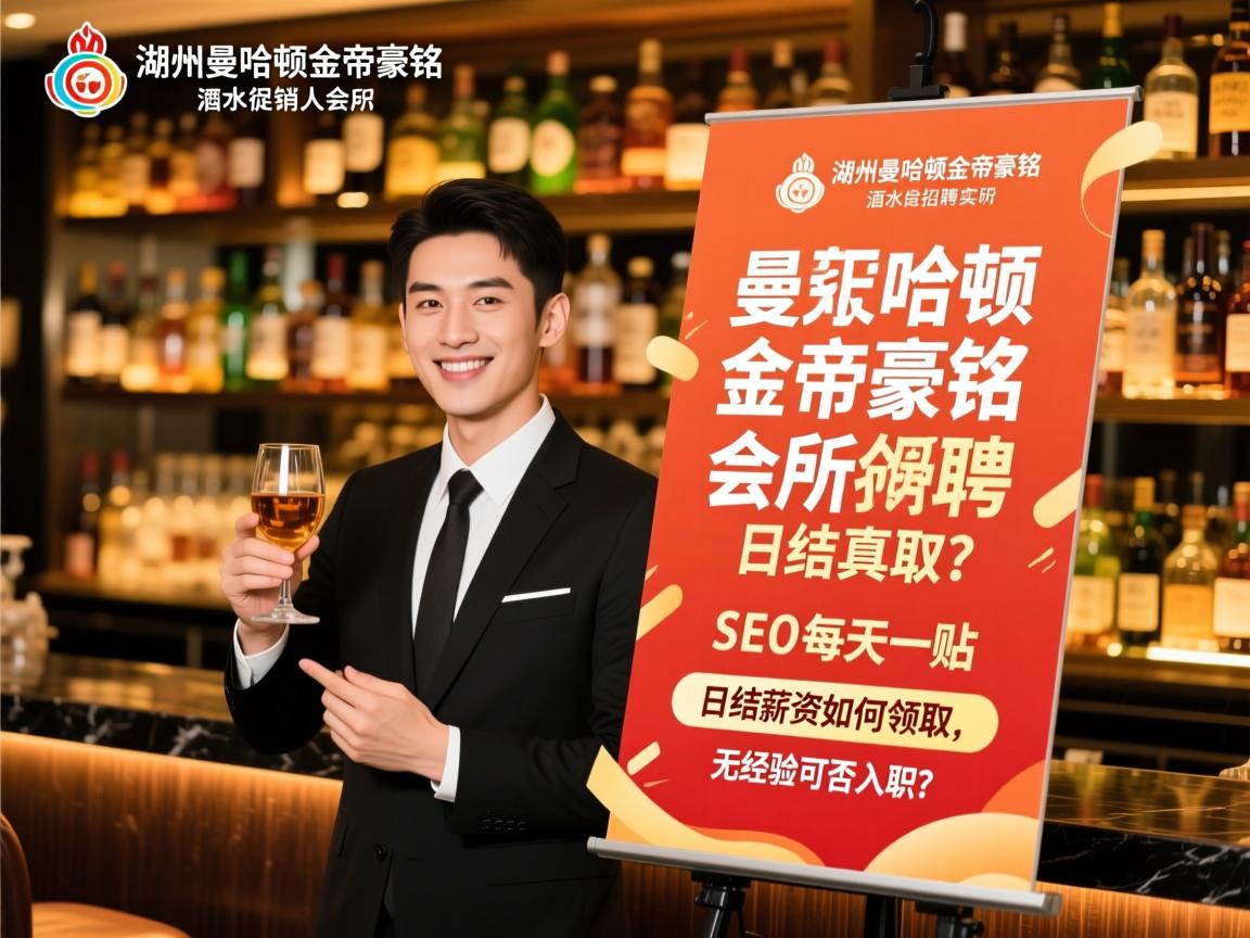 SEO每天一贴，湖州曼哈顿金帝豪铭人会所酒水促销招聘真实吗，日结薪资如何领取，无经验可否入职？