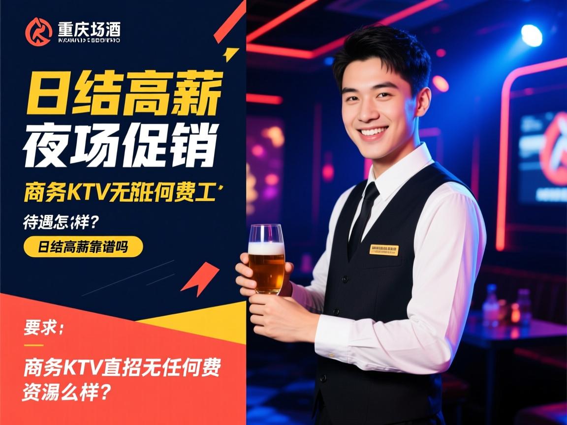 重庆夜场酒水促销员工资待遇怎么样?日结高薪靠谱吗,商务KTV直招无任何费用 重庆夜场酒水促销员工资待遇怎么样?日结高薪靠谱吗,商务KTV直招无任何费用